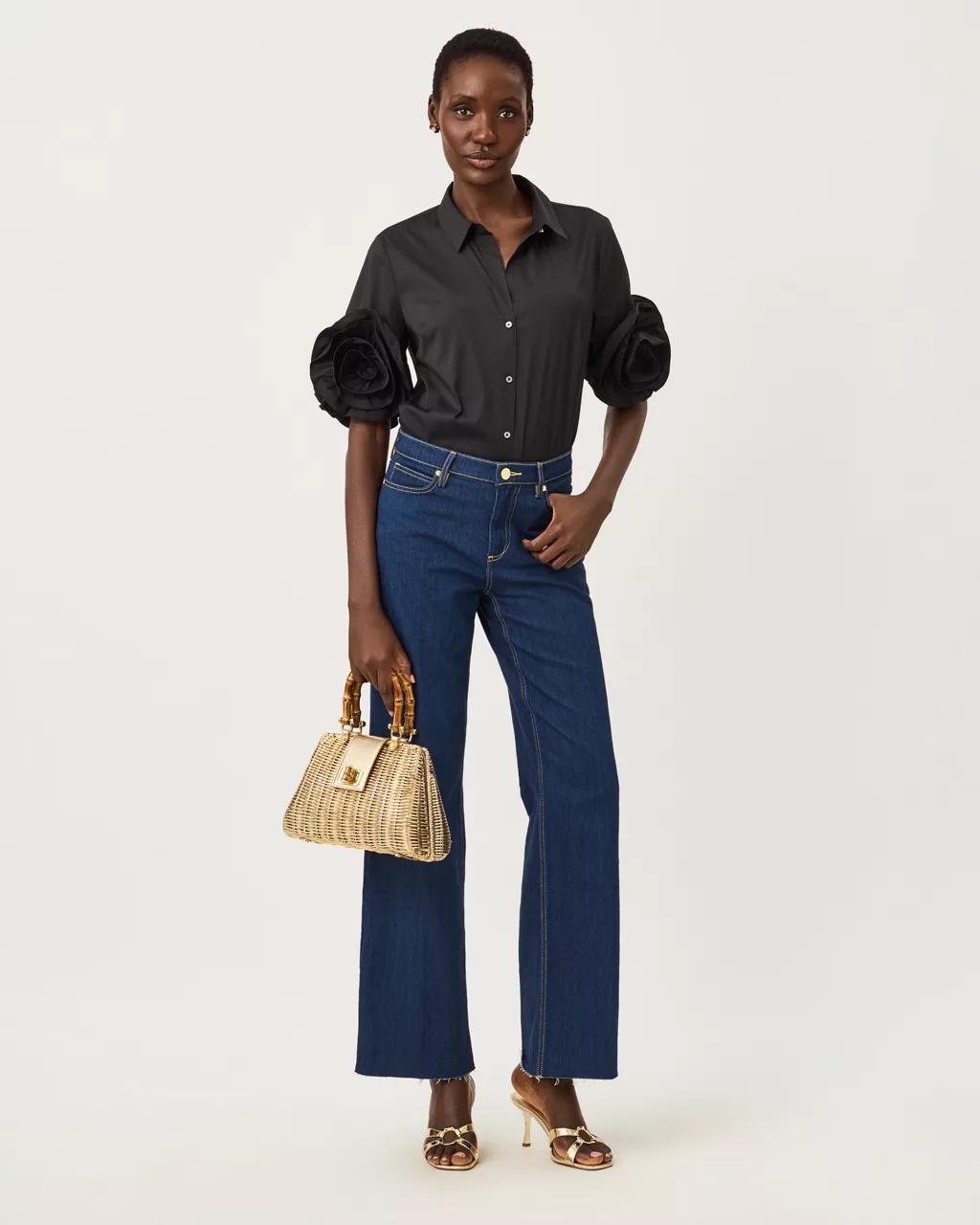 The Flower Lilly Shirt - Noir