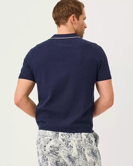 Men's Stuff Devonn Polo Sweater - True Navy