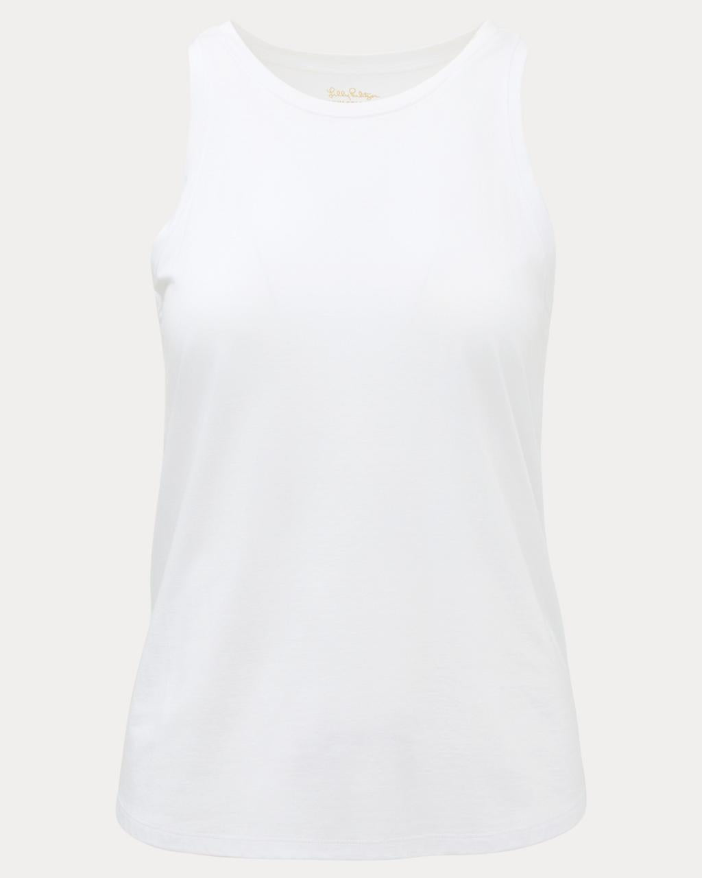 UPF 50+ Luxletic Westley Tank Top - Resort White