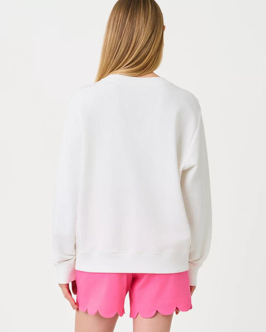 Ballad Cotton Sweatshirt - Resort White