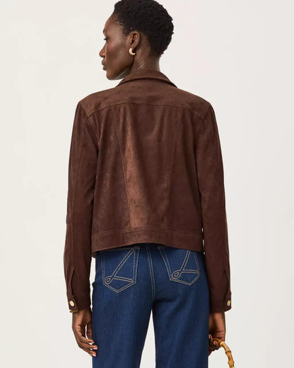 Seaspray Knit Microsuede Jacket - Coco Beach