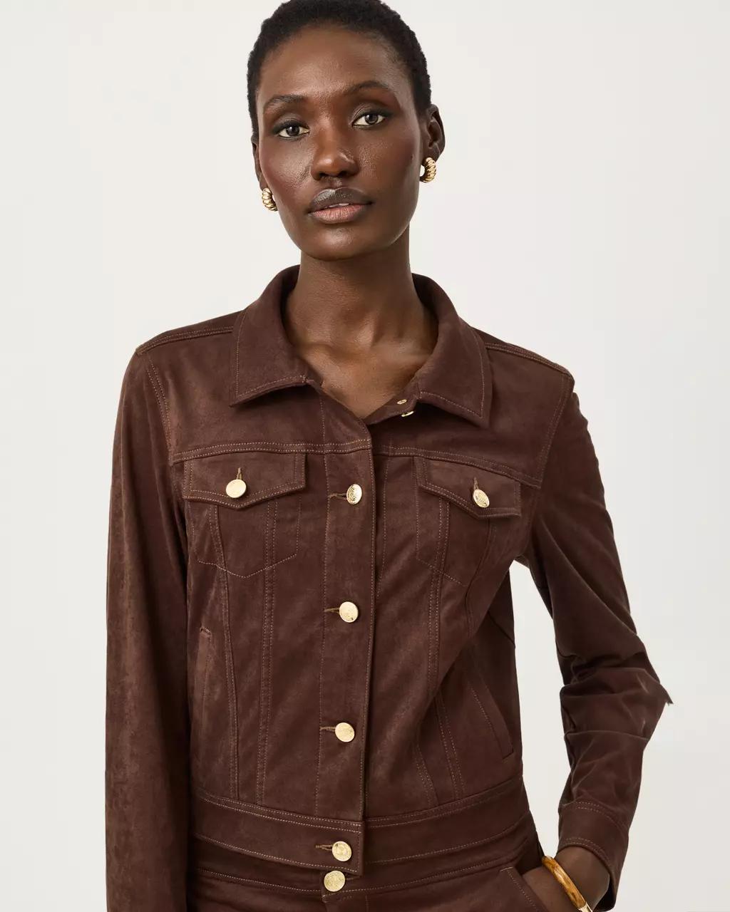 Seaspray Knit Microsuede Jacket - Coco Beach