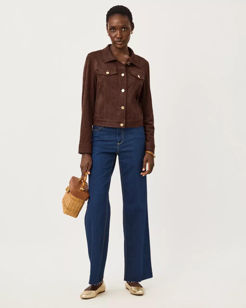 Seaspray Knit Microsuede Jacket - Coco Beach