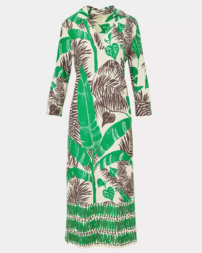 UPF 50+ Mandi Midi Dress - Vanilla Spice