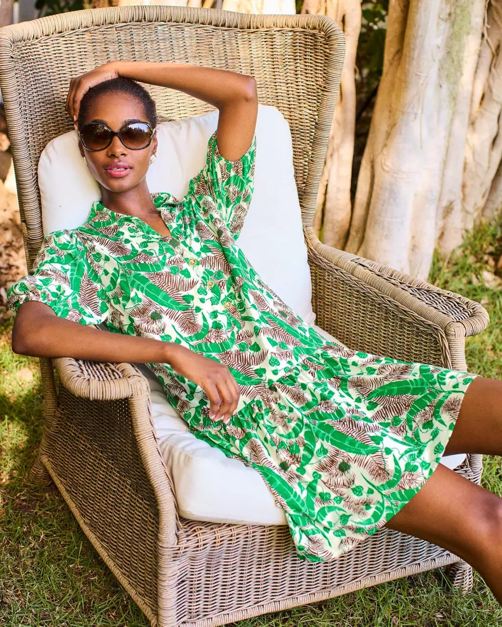 Bingley Dress - Vanilla Spice