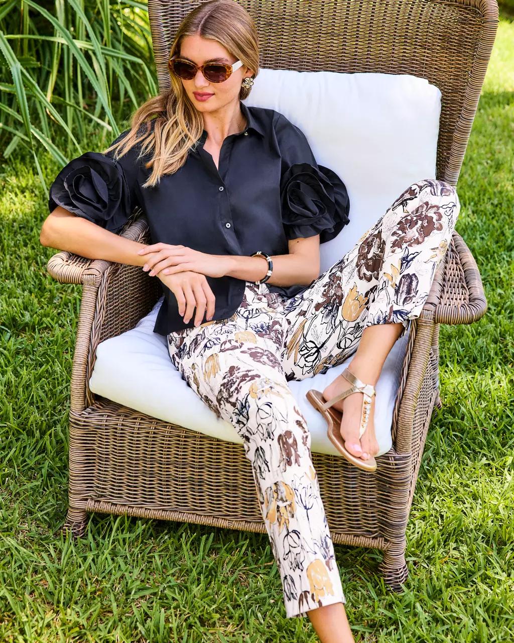 29" Ana High Rise Pant - Coconut