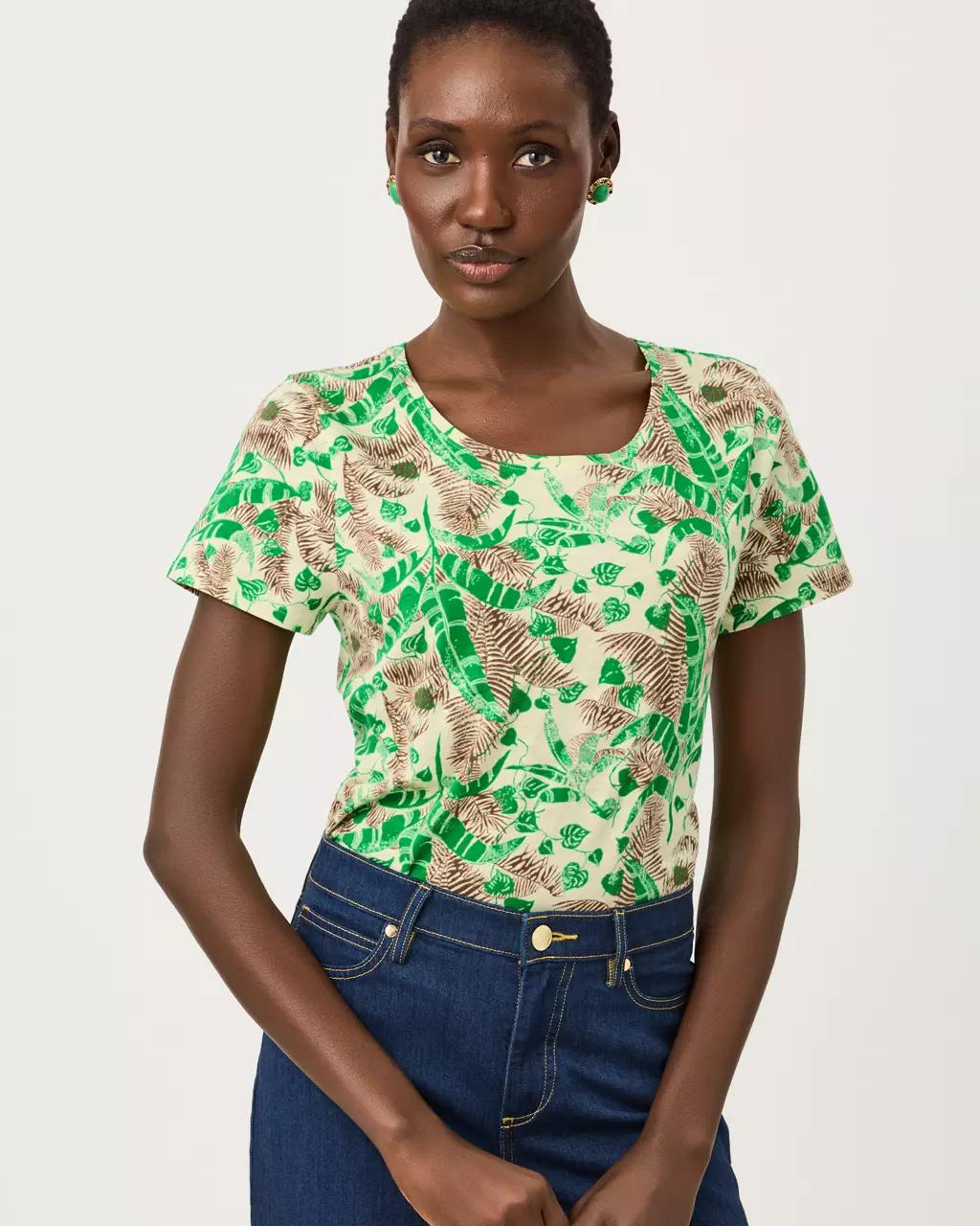 Etta Scoop Neck Top - Vanilla Spice