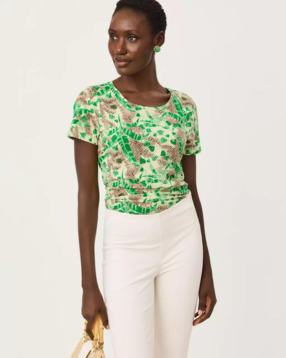 Etta Scoop Neck Top - Vanilla Spice