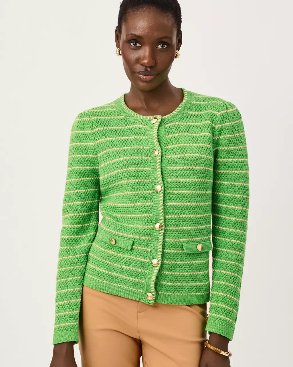 Maysen Cardigan - Chateau Green