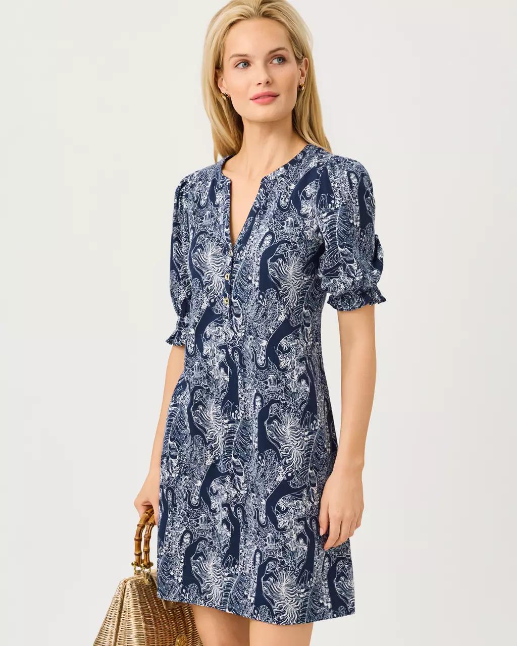 Delsie Dress - Low Tide Navy