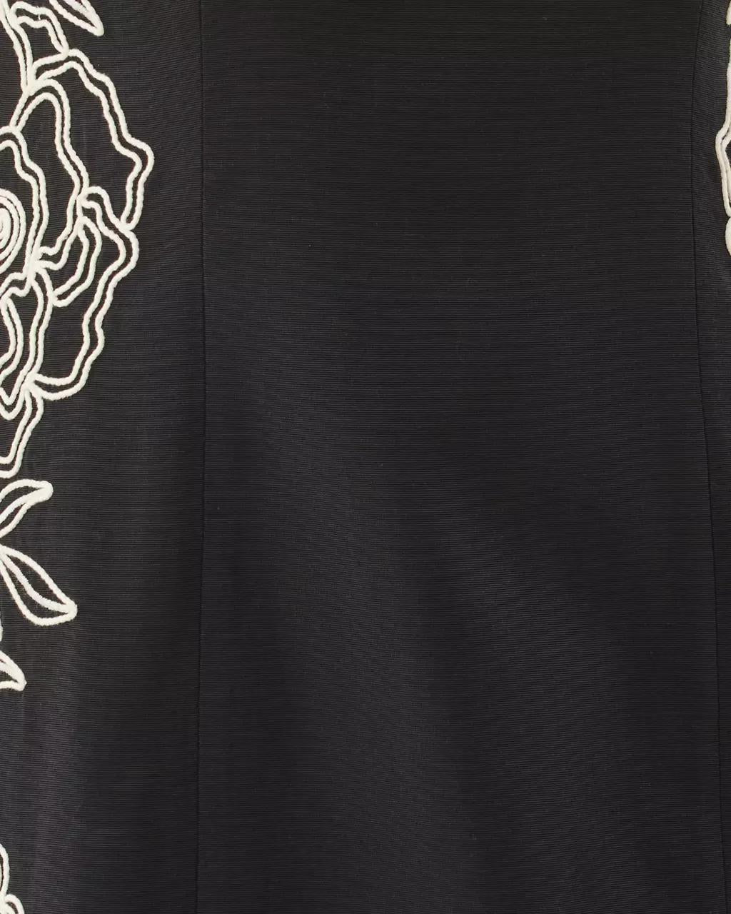 Messina Maxi Shift Dress - Noir