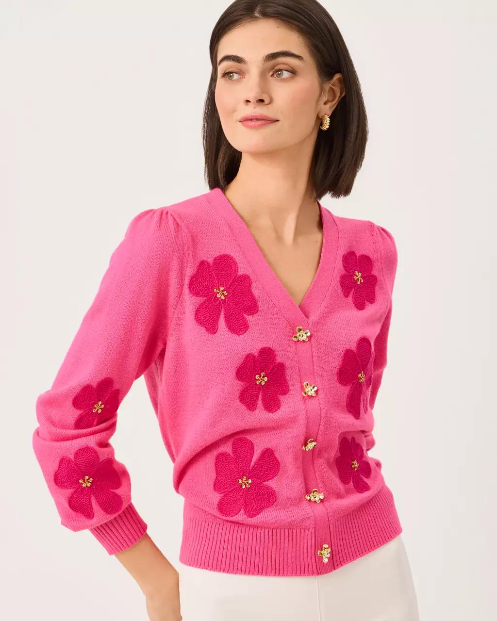 Millard Pullover Sweater - Pink Aster