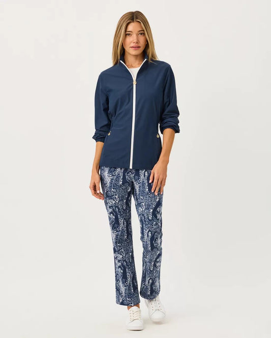 UPF 50+ Luxletic 28" Corso Kick Flare Pant - Low Tide Navy