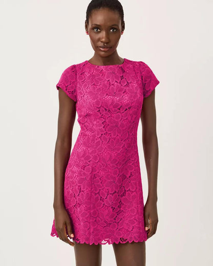 Jules Short Sleeve Romper - Berry Bouquet