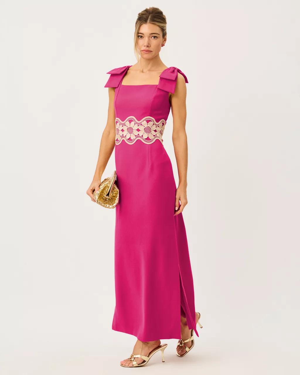 Gracelin Maxi Dress - Berry Bouquet