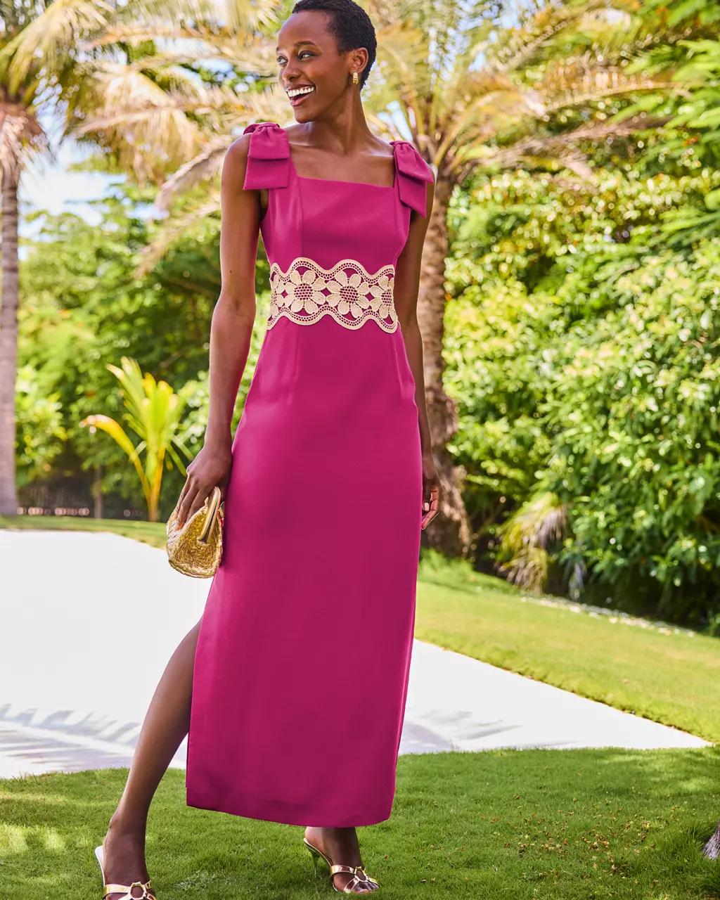 Gracelin Maxi Dress - Berry Bouquet