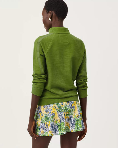 Ashlee Half-Zip Pullover - Oregano