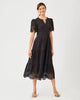 Noir Scalloped Eyelet Border Poplin