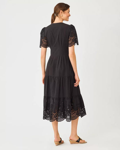 Wayland Midi Dress - Noir