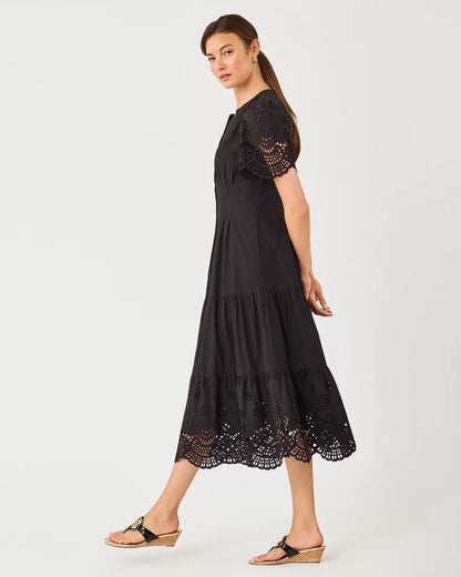 Wayland Midi Dress - Noir
