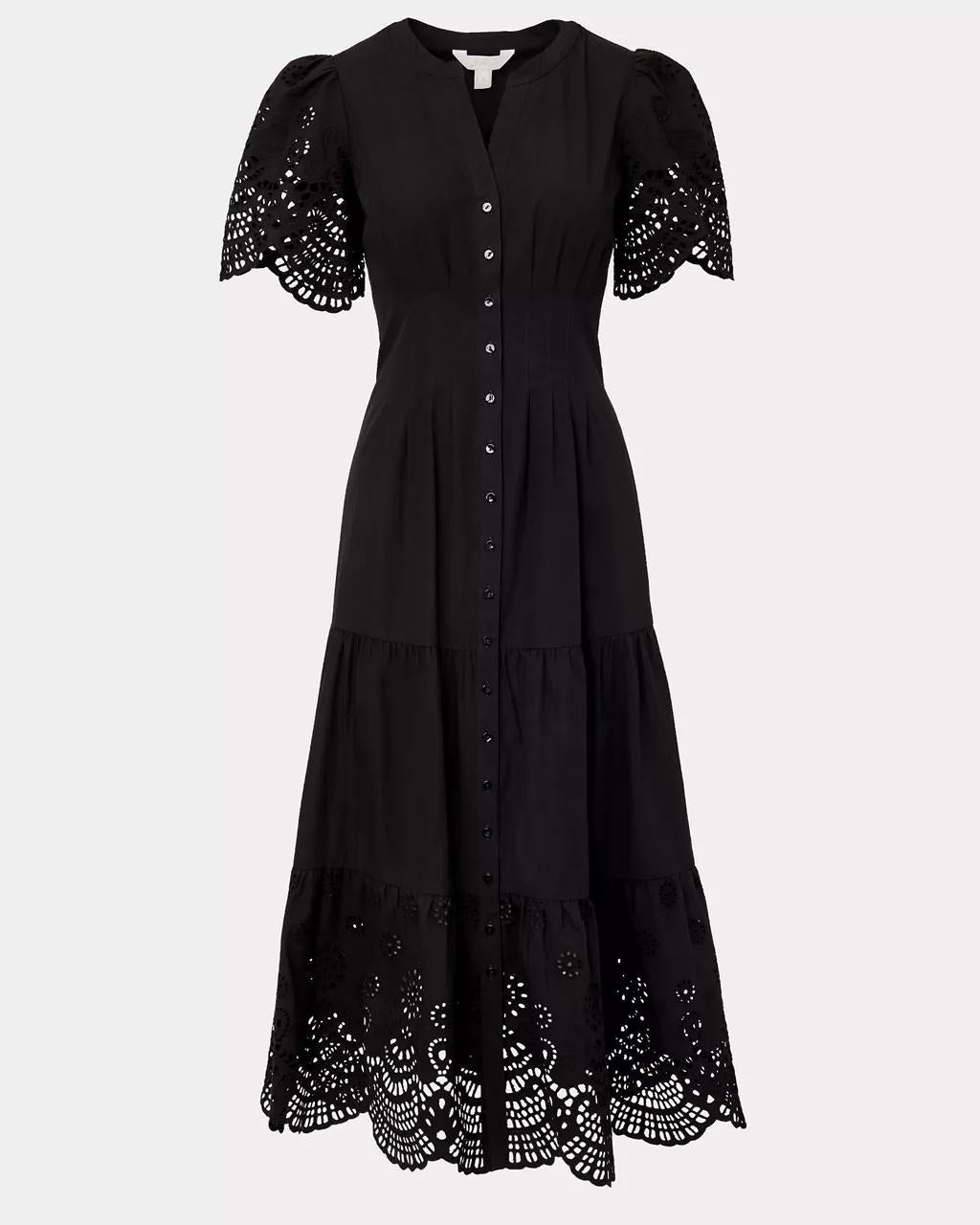 Wayland Midi Dress - Noir