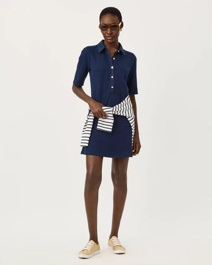Carmelia Dress - Low Tide Navy
