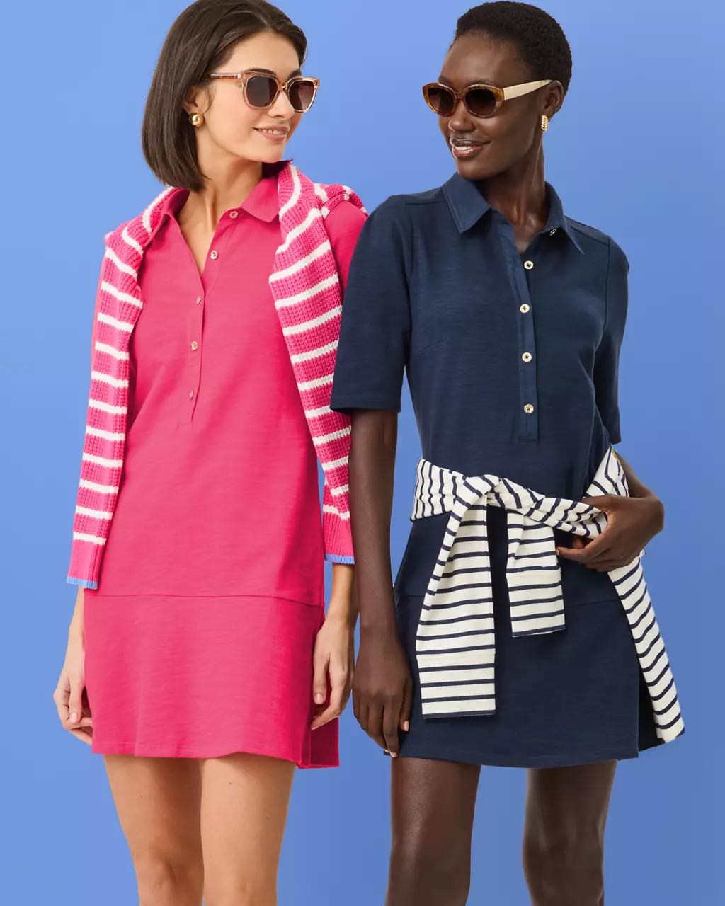 Carmelia Dress - Low Tide Navy