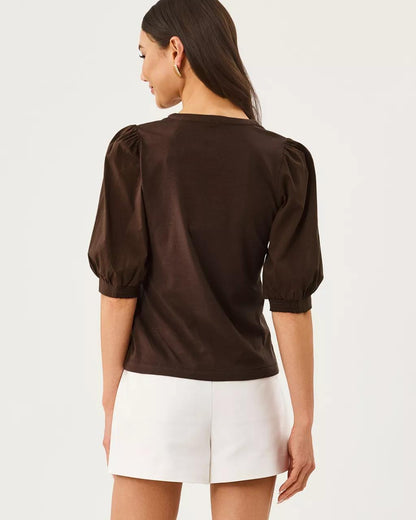 Ronson Knit Top - Coco Beach