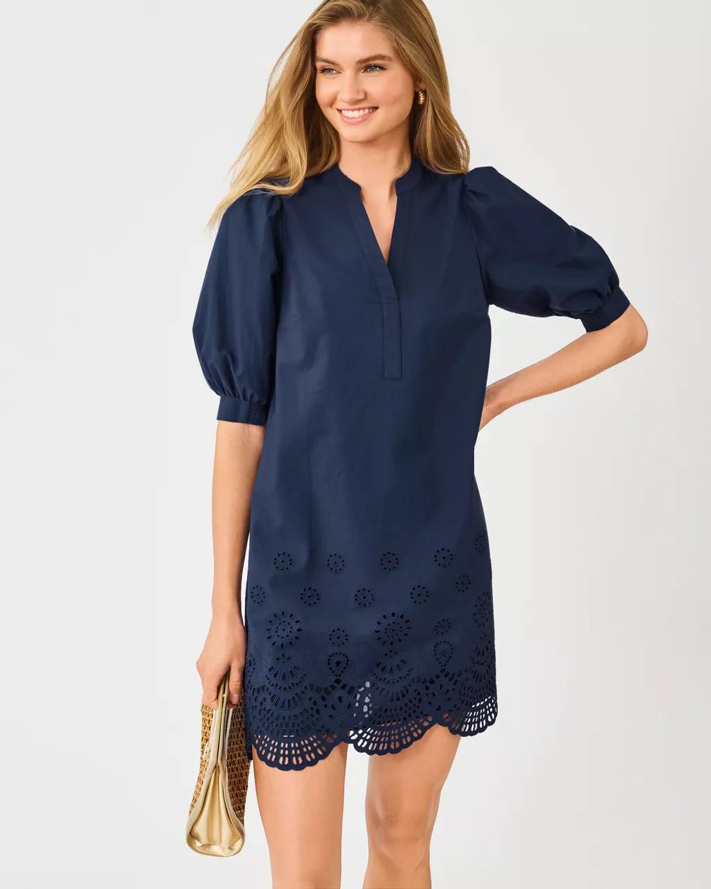 Mialeigh Dress - Low Tide Navy