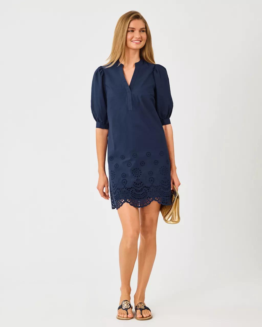 Mialeigh Dress - Low Tide Navy