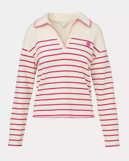 Corvaya Terry Pullover - Berry Bouquet