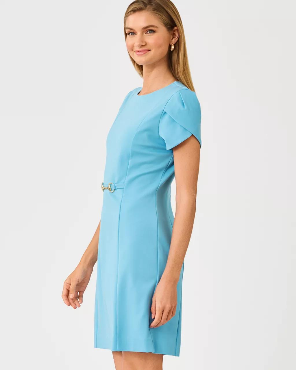 Adair Shift Dress - Baltic Sea