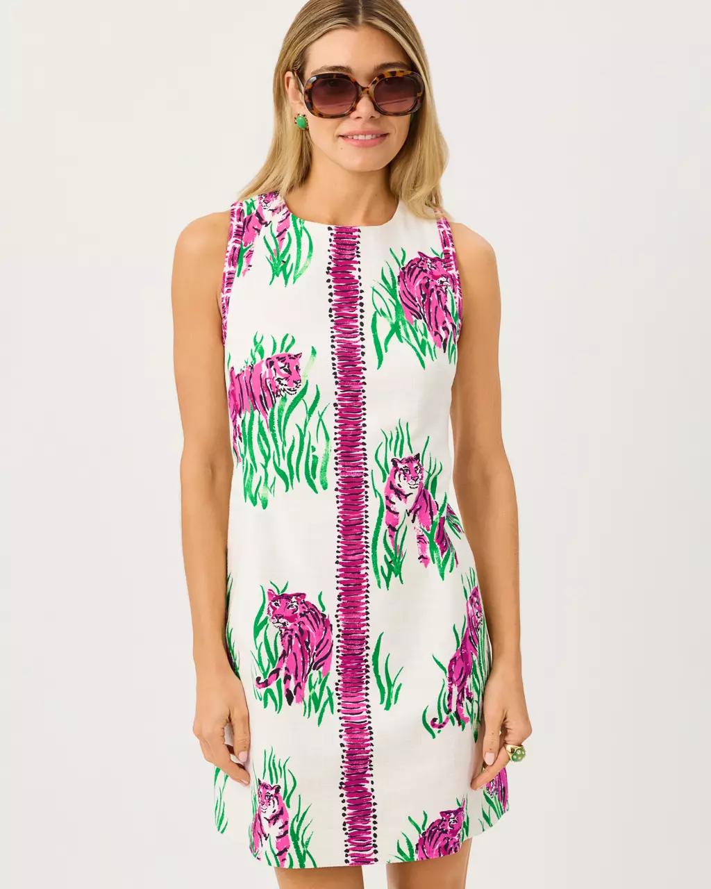 Devyn Stretch Shift Dress - Coconut