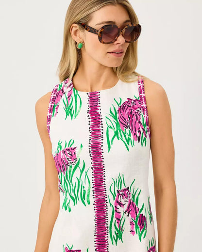 Devyn Stretch Shift Dress - Coconut