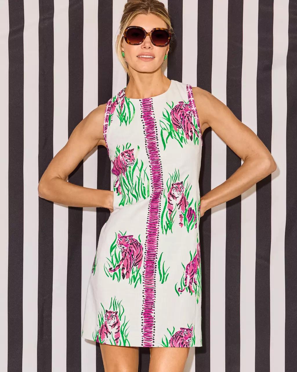 Devyn Stretch Shift Dress - Coconut