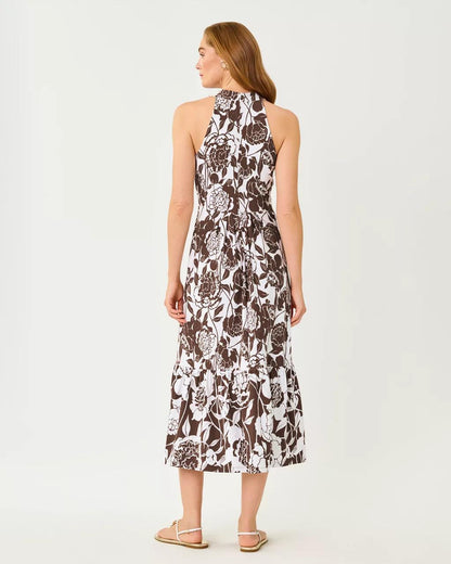 Wisteria Midi Dress - Resort White