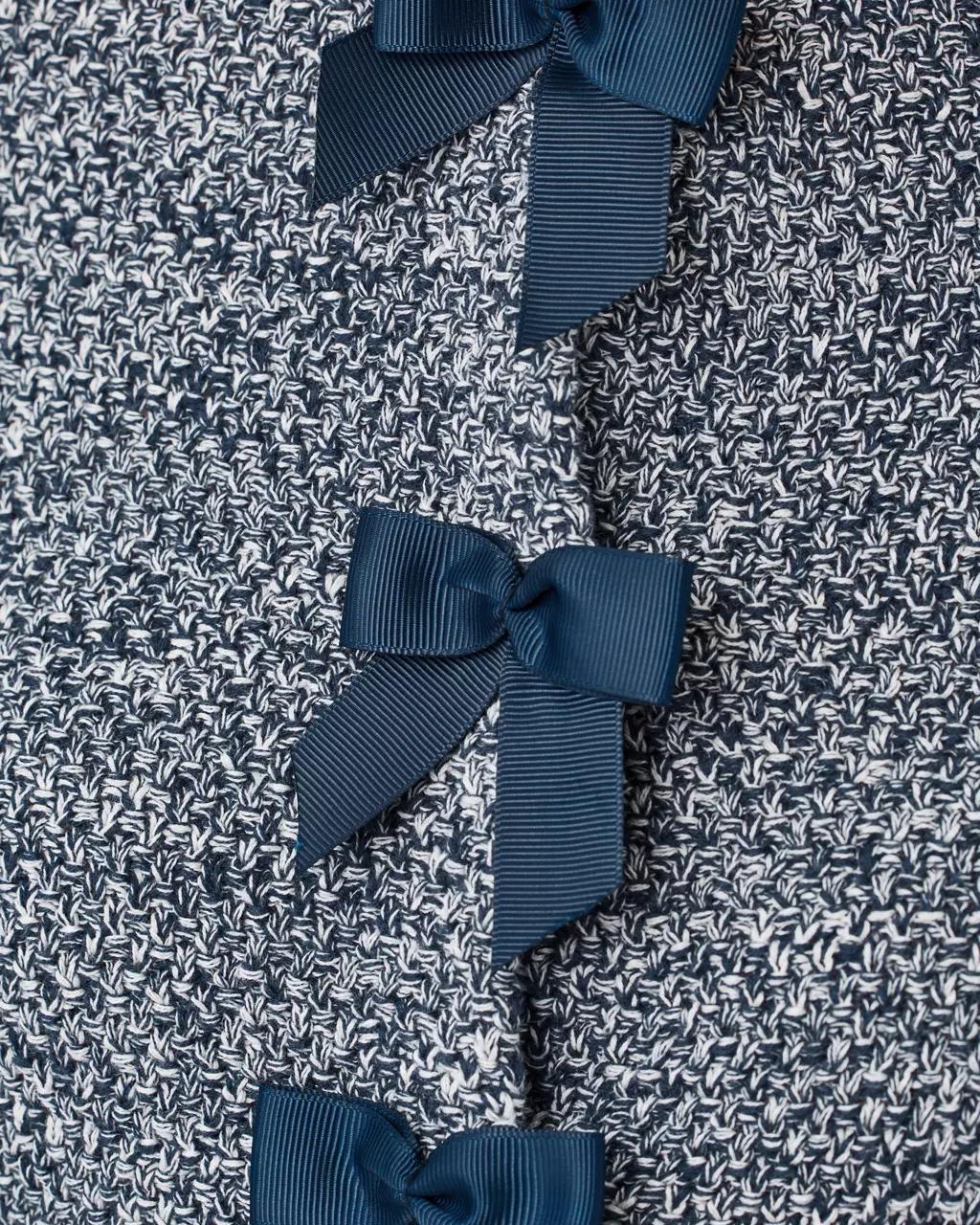 Kelso Bow Cardigan - Low Tide Navy Marl
