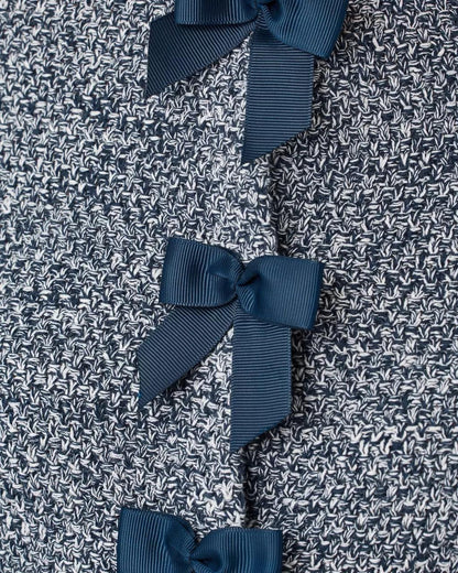 Kelso Bow Cardigan - Low Tide Navy Marl