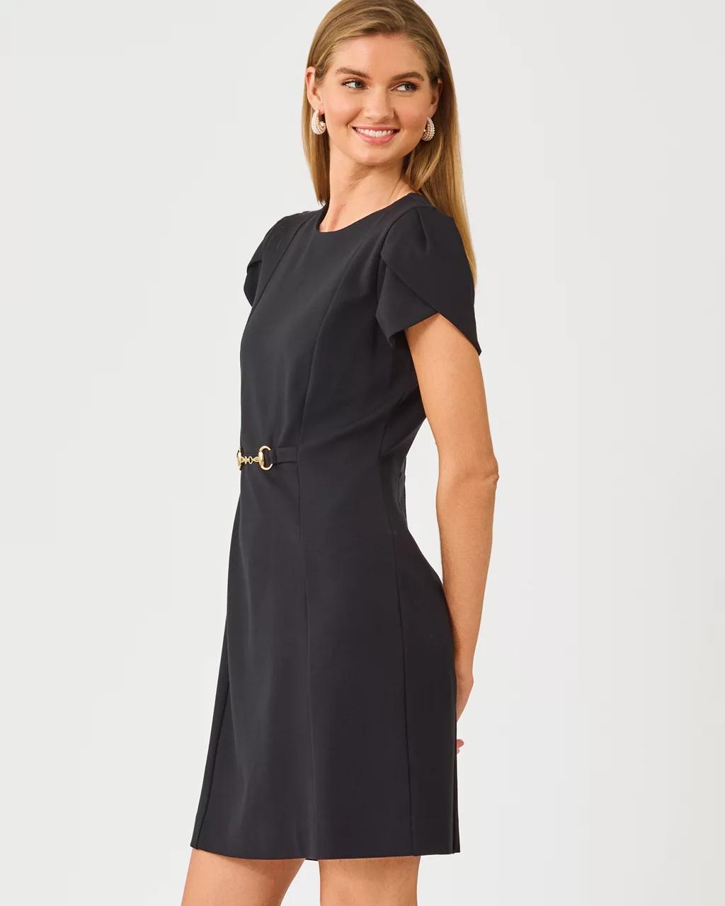 Adair Shift Dress - Noir