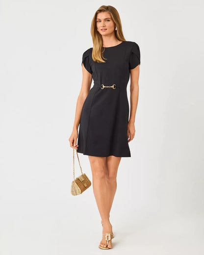 Adair Shift Dress - Noir
