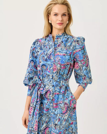 Drena Midi Dress - Multi