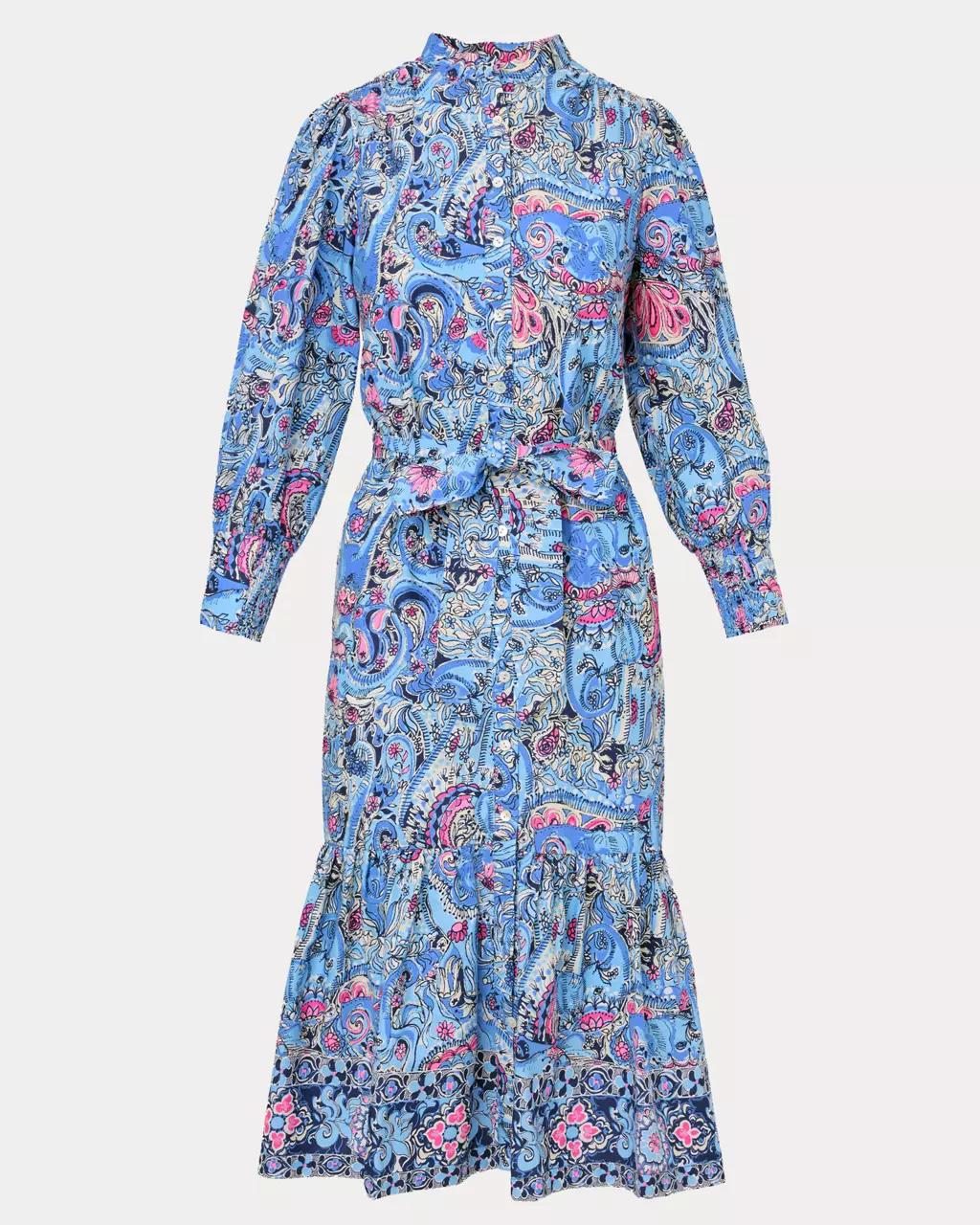 Drena Midi Dress - Multi