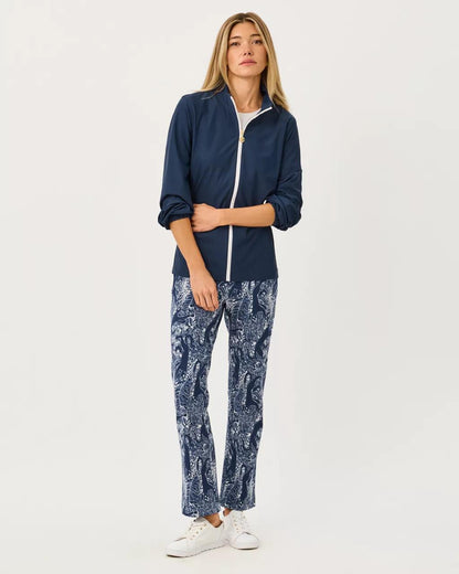 UPF 50+ Luxletic Ainsley Jacket - Low Tide Navy