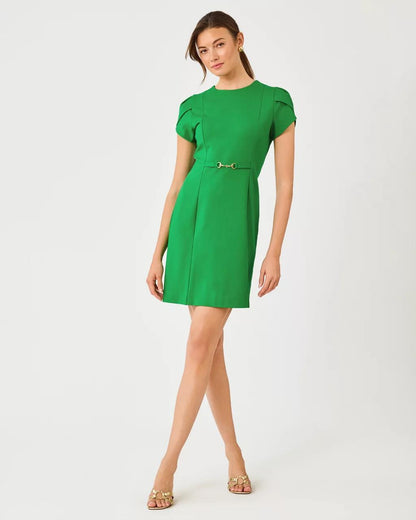 Adair Shift Dress - Ivy Green