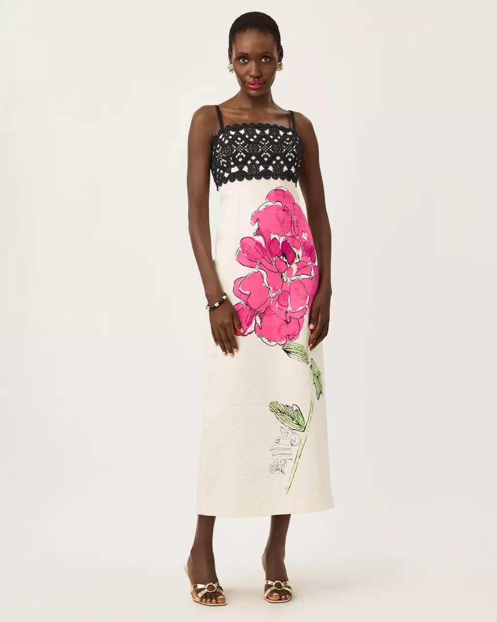 Vena Stretch Maxi Dress - Coconut