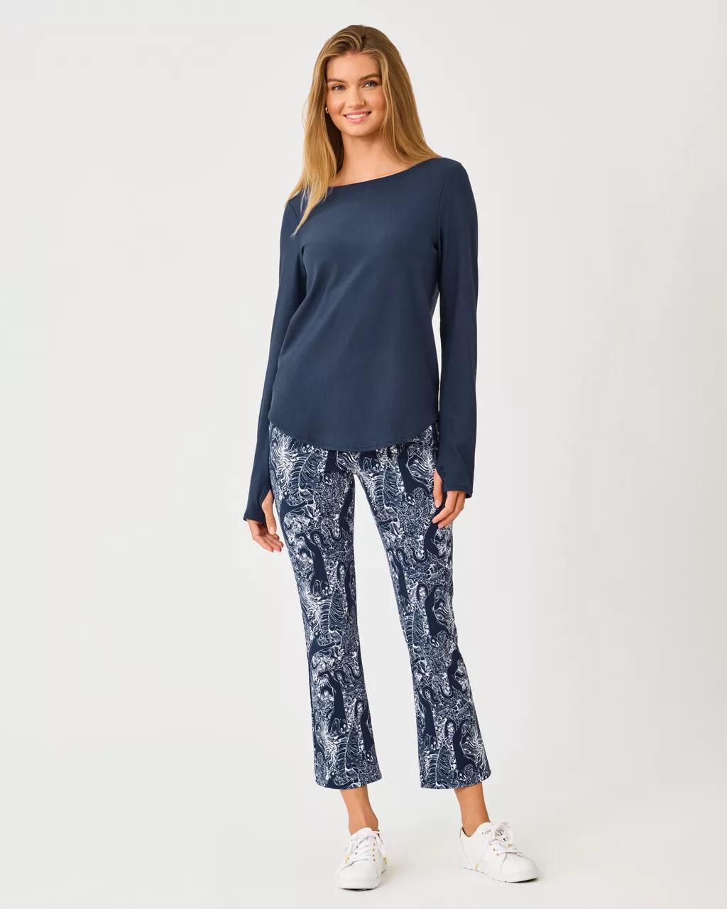 Luxletic Affirmation Pullover - Low Tide Navy