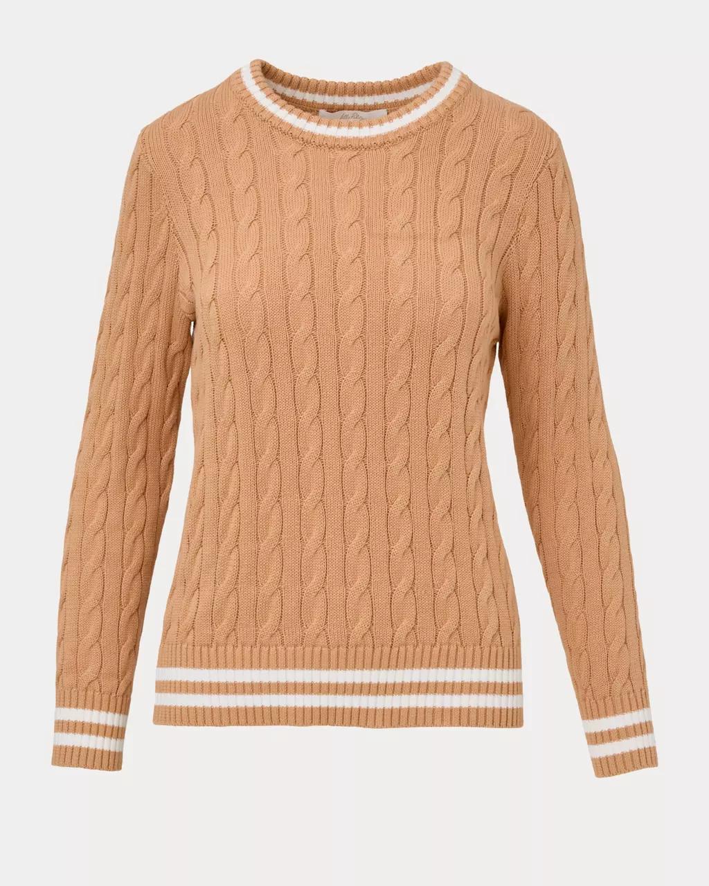 Brockton Crew Neck Sweater - Iced Latte