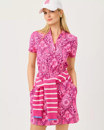 UPF 50+ Luxletic Love Active Dress - Pink Aster