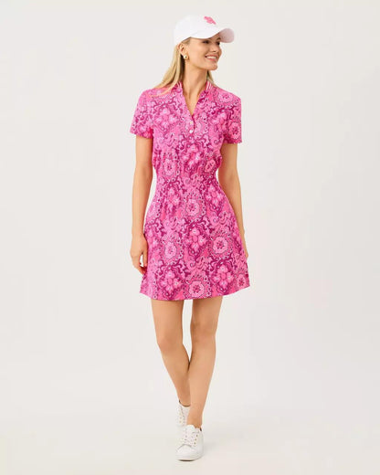 UPF 50+ Luxletic Love Active Dress - Pink Aster