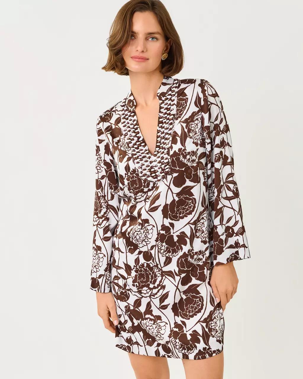 Irella Caftan Dress - Resort White